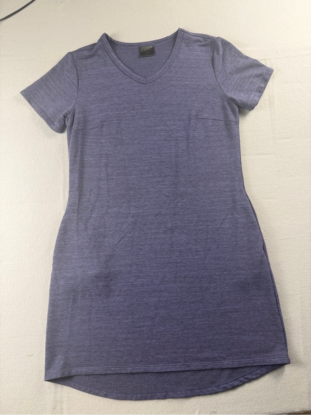 32 Degrees Heathered Blue V-Neck Maxi Dress